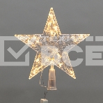 Светодиодная фигура на елку Neon-night Звезда 22см, цвет свечения теплый белый, постоянное свечение, 230В, фото3