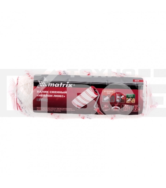 Валик сменный НЕЙЛОН, 180 мм, ворс 18 мм, D 48 мм, D ручки 8 мм Matrix