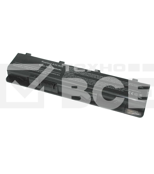 Аккумуляторная батарея для ноутбука Asus N45 10.8V-11.1V 5200mAh A32-N55 OEM черный