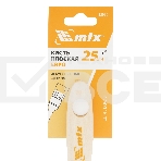 Кисть плоская для лаков 'Евро' 1', искусственная щетина, деревянная рукоятка MTX, фото2