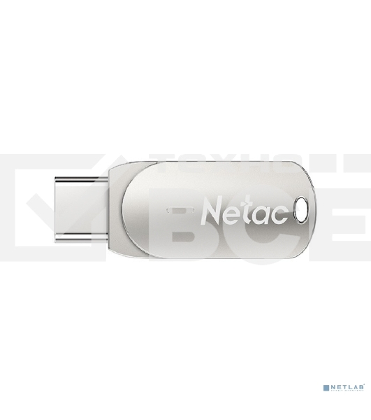 Флеш диск Netac USB Drive U785C USB3.0+TypeC 64GB, retail version