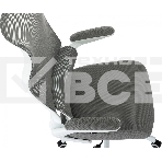 Кресло руководителя Бюрократ Sigma WH 1 серый, сетка/ткань, крестов. пластик, пластик белый, фото6