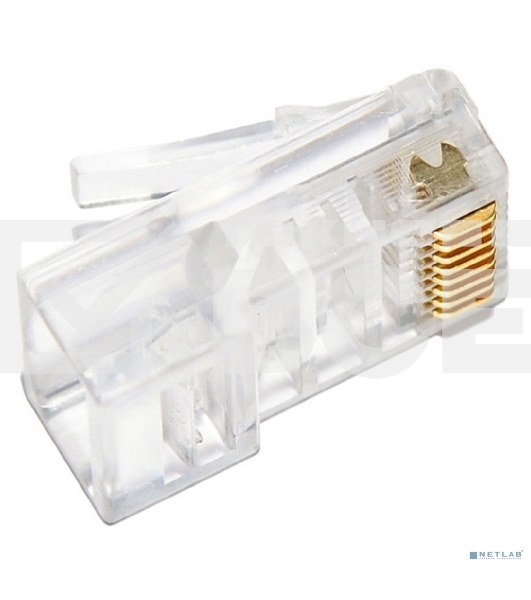 Коннектор Cabeus 8P8C RJ-45 под витую пару, категория 5e, универсальный, для проводников с толщ. по изол. до 1,05 мм