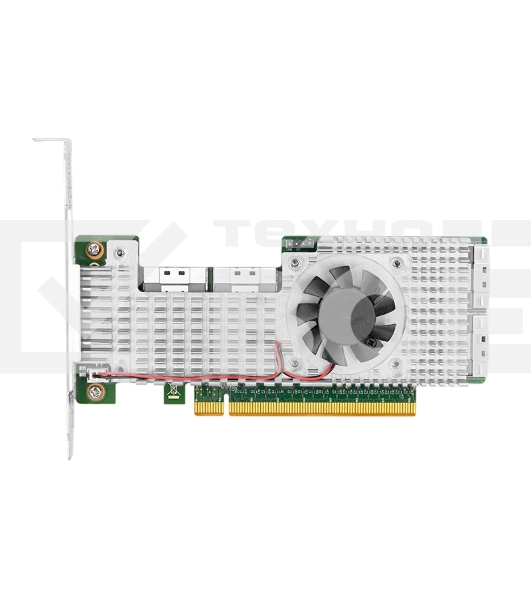 Адаптер LR-LINK PCle4.0 x16 4*SFF-8654 8i NVMe Switch Adapter