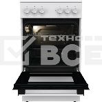 Плита электрическая Gorenje GEC5A12WG-B белый, конфорок 4 электрических, духовка 68 л, 50 см x 85 см x 59.4 см (без крышки), фото6