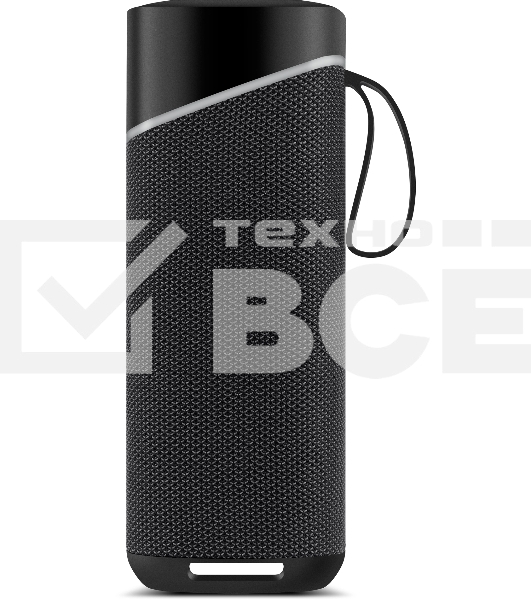 Колонка портативная Sven АС PS-155 черный 10W 1.0 BT/3.5Jack 1800mAh (SV-022334)