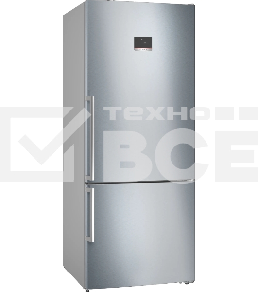 Холодильник Bosch KGN76CI30U серебристый двухкамерный 406/115л морозилка снизу, No Frost