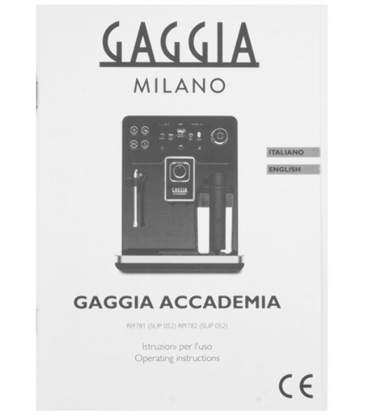 Кофемашина автоматическая Gaggia RI9781/01 NEW ACCADEMIA GLASS черный, молотый/зерновой, 1.6 л, 1900 Вт, 15 бар