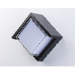 Уличный настенный архитектурный светильник ST5233 BK черный IP65 LED 4200K 12W 220*220*100, фото 1