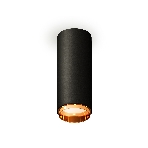 Светильник Ambrella Light XS6343005 SBK/PYG черный песок/золото желтое полированное MR16 GU5.3 (C6343, N6124), фото4
