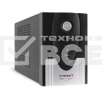 Источник бесперебойного питания CROWN CMU-SP1200 COMBO 1200VA/720W, металл, 2x12V/9AH, розетки 2*IEC + 2*EURO, трансформатор AVR 145-280V, съемный кабель 1.2м, фильтр телефонной и ethernet линии RJ11/45, защита батареи, от перегрузки, от КЗ, ПО, фото 1