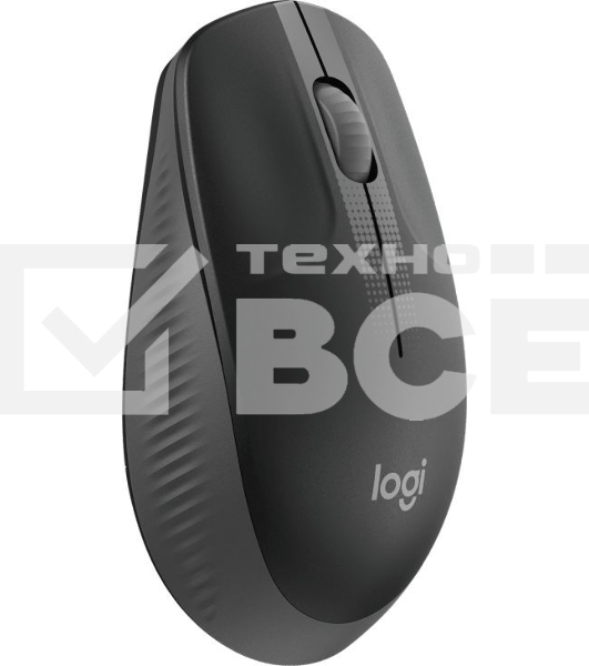 Мышь беспроводная Logitech M190 черный, 1000 dpi, радиоканал, USB, кнопки - 3