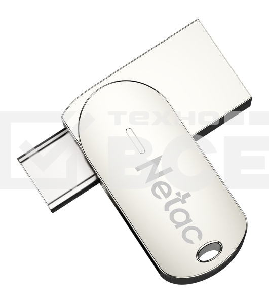 Флеш диск Netac USB Drive U785C USB3.0+TypeC 64GB, retail version