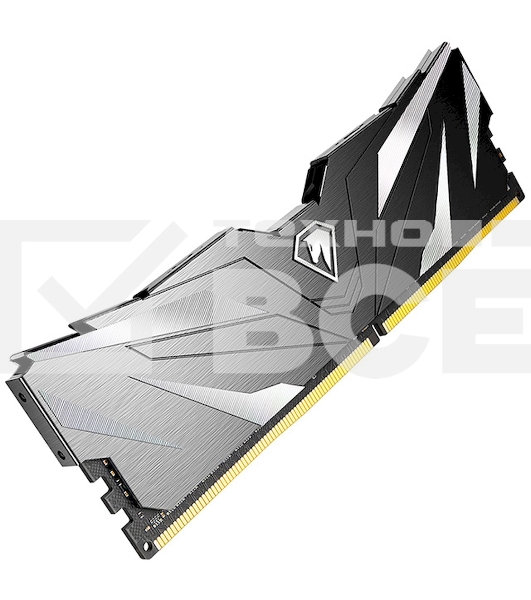 Оперативная память NETAC, DDR4, 16GB (1x16GB), 3200MHz, CL16, с радиатором, чёрный