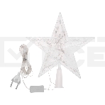 Светодиодная фигура на елку Neon-night Звезда 22см, цвет свечения теплый белый, постоянное свечение, 230В, фото2