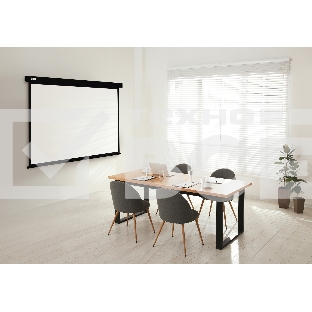Экран Cactus 213x213см Wallscreen CS-PSW-213X213-BK 1:1 настенно-потолочный рулонный черный