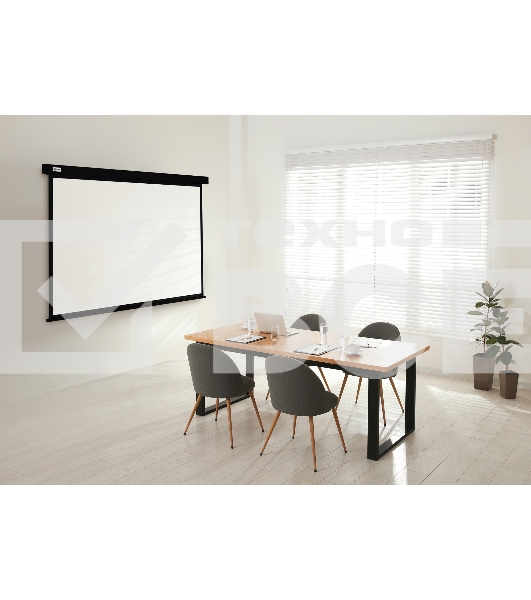 Экран Cactus 213x213см Wallscreen CS-PSW-213X213-BK 1:1 настенно-потолочный рулонный черный
