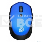 Мышь беспроводная Oklick 488MW синий/черный, 1600 dpi, радиоканал, USB, кнопки - 4, фото11