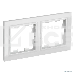 Рамка 2-мест. IEK BRITE РУ-2-БрБ белый, фото4