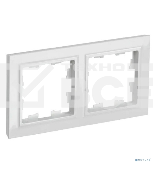 Рамка 2-мест. IEK BRITE РУ-2-БрБ белый