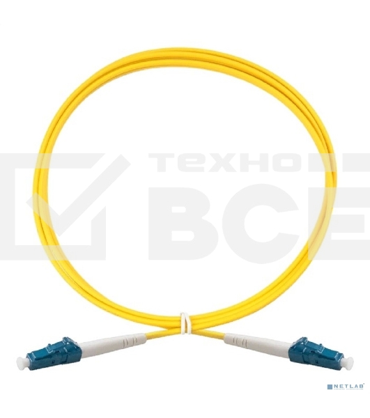 Патч-корд волоконно-оптический ExeGate FC-S-9-LC-LC-1M-LSZH (Шнур ВО SM 9/125 (OS2/G.652.D), LC/UPC-LC/UPC, Simplex, LSZH, 1м)