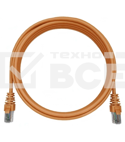 Патч-корд NTSS NTSS-PC-UTP-RJ45-5e-0.3-LSZH-OR NTSS-PC-UTP-RJ45-5E-0.3-LSZH UTP RJ-45 вил.-вилка RJ-45 кат.5E 0.3м оранжевый LSZH (уп.:1шт)