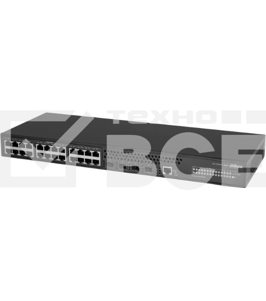 Коммутатор DAHUA 28-портовый управляемый, уровень L3Порты: 24 RJ45 10/100/1000Мбит/с, 4 SFP+ 1000/10000Мбит/с(uplink); питание: 100~240В(AC); грозозащита: до 6кВ