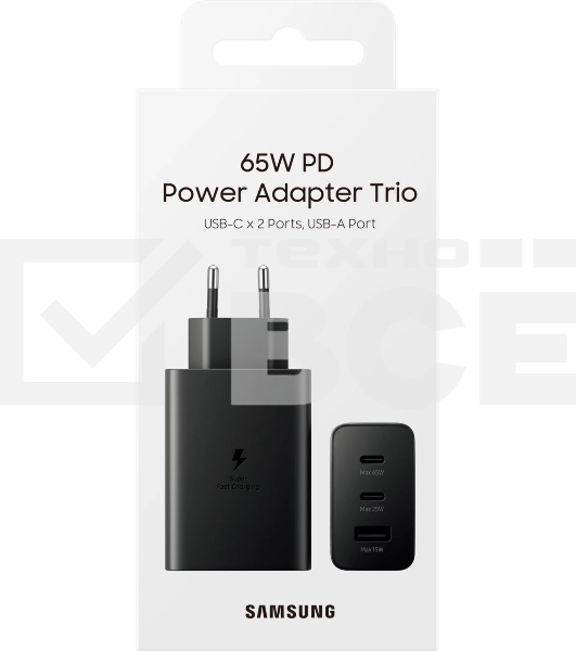 Блок питания Samsung W/O CABLE EP-T6530NBEGEU