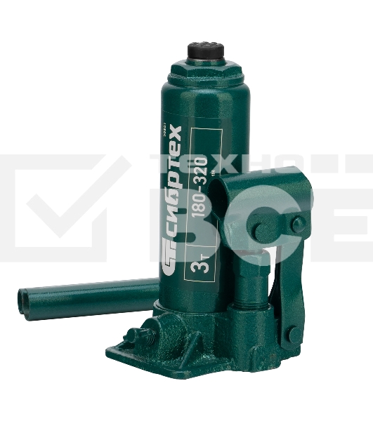 Домкрат гидравлический Сибртех бутылочный, 3т, 180-320 мм