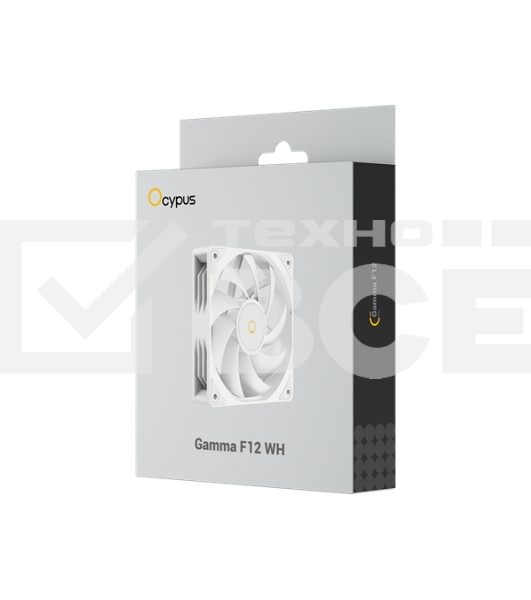 Вентилятор для корпуса Ocypus Gamma F12 WH / White / 3pin