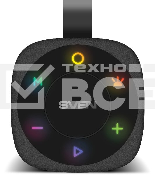 Колонка портативная Sven АС PS-155 черный 10W 1.0 BT/3.5Jack 1800mAh (SV-022334)