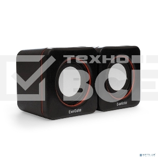 Акустическая система 2.0 ExeGate EX287050RUS Disco 160 (питание USB, 2х3Вт (6Вт RMS), 100-20000Гц, черный)