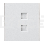 Розетка Kranz STRONG компьютерная двойная RJ45+RJ45 кат6 с/у жемчуг, фото5