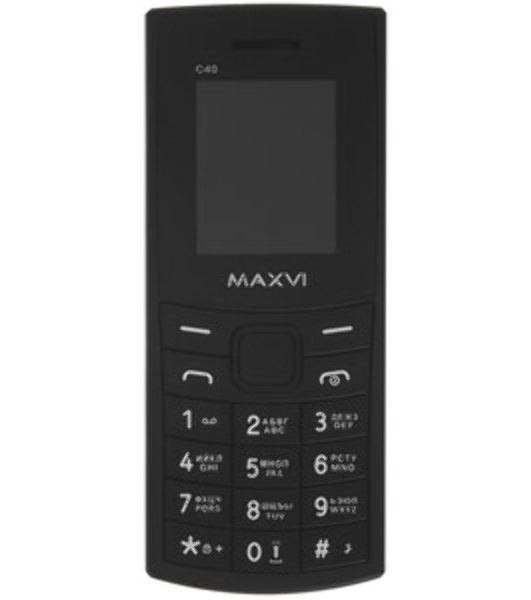 Мобильный телефон Maxvi C40 черный
