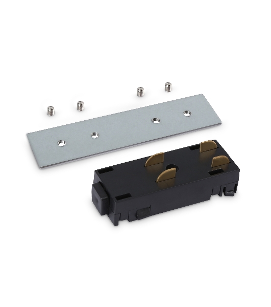 GL1106 BK черный коннектор питания с соединителем для шинопровода Magnetic 220V 68*28.5*18
