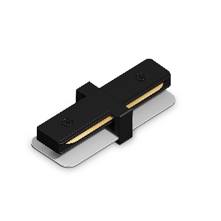 GL7160 BK черный матовый коннектор прямой для однофазного шинопровода Standard 220V NEW 79*35*20