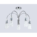 Люстра Ambrella light LH55651/5 СH/CL хром/прозрачный E14*5 max 40W D600*440, фото6