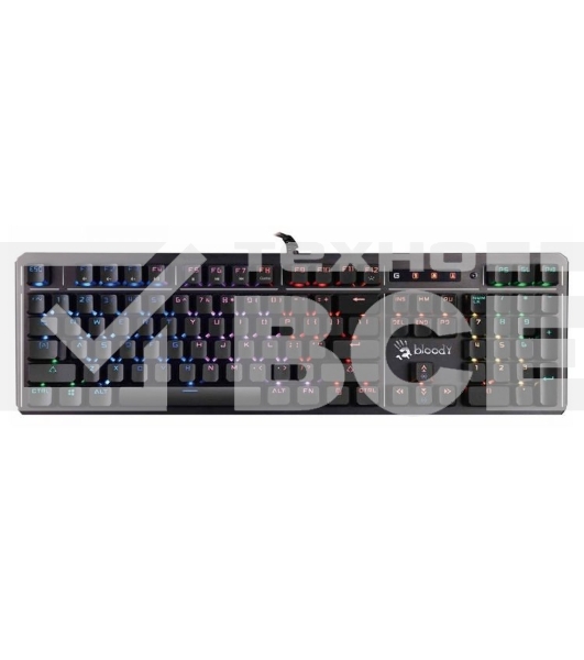 Клавиатура A4 B975 механическая черный USB Gamer LED (подставка для запястий)