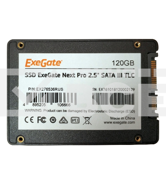 Накопитель SSD ExeGate NextPro UV500TS60, 60Gb, 2.5