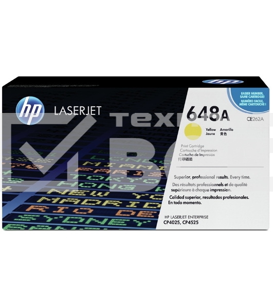 Картридж лазерный HP CE262A желтый для CLJ CP4025/CP4525 11000стр.