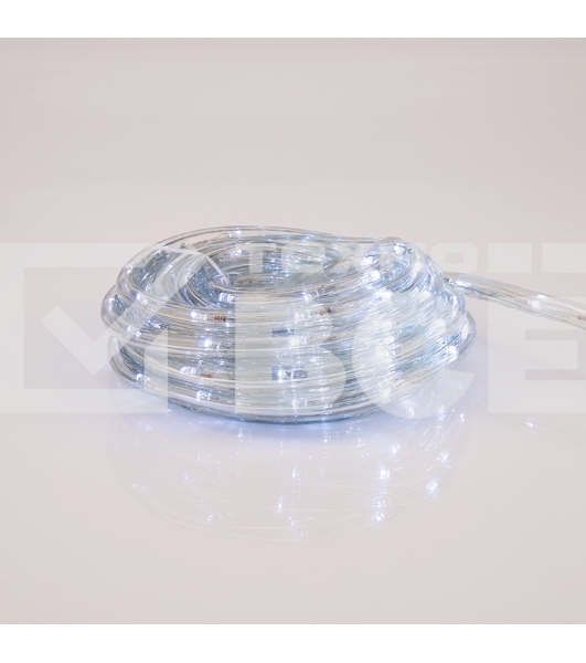 Дюралайт LED, свечение с динамикой (3W), 24 LED/м, белый, 14м