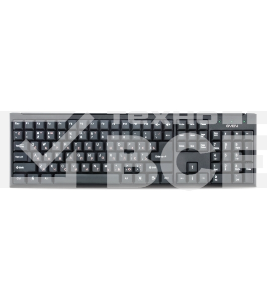 Клавиатура Keyboard SVEN Standard 303 Power USB+PS/2 чёрная SV-03100303PU