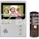 Комплект видеодомофона KIT- VISTA дисплей 4' TFT; механические кнопки; подключение до 2-х вызывных панелей; OSD меню; питание AC 220В (встроенный БП), фото 1