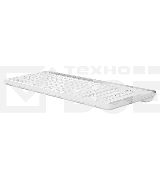 Клавиатура A4Tech Fstyler FBK25 беспроводная, USB, Bluetooth/Радиоканал, белый/серый