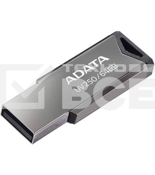Флеш диск A-Data 64Gb UV250 AUV250-64G-RBK USB2.0 черный