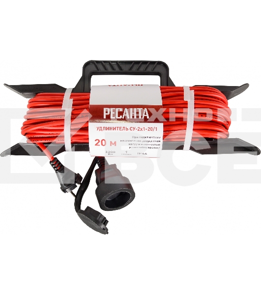 Удлинитель силовой на раме, СУ-2х1-20/1 (IP44) Ресанта