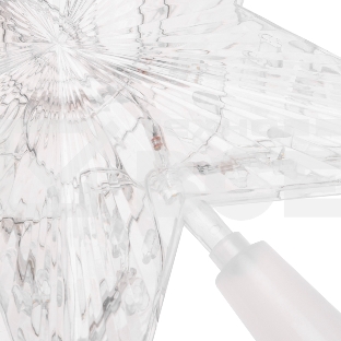 Светодиодная фигура на елку Neon-night Звезда 22см, цвет свечения теплый белый, постоянное свечение, 230В