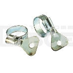 Хомуты металлические, червячные Сибртех 16-25 мм, ширина 10 мм, W1, с метал. ключом, 2 шт., фото2