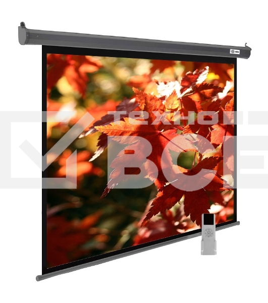 Экран Cactus 150x200см SIlverMotoExpert CS-PSSME-200X150-DG 4:3 настенно-потолочный рулонный темно-серый (моторизованный привод)