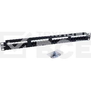 Патч-панель  NTSS-PP-1U-24-UTP-RJ45-6-D 19